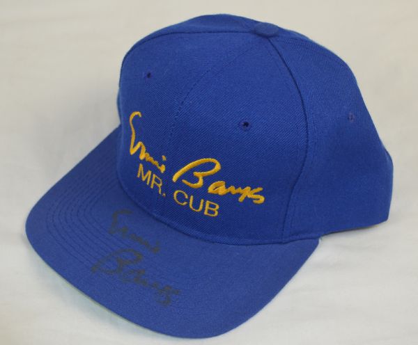 Ernie Banks Autographed Hat