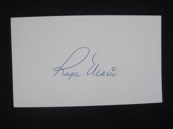 Roger Maris Autographed Cut Signature 