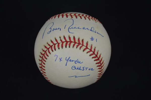 Bobby Richardson Autographed Baseball