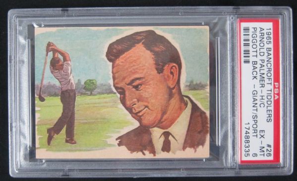 Arnold Palmer 1965 Rookie Card PSA 6 EX/MT