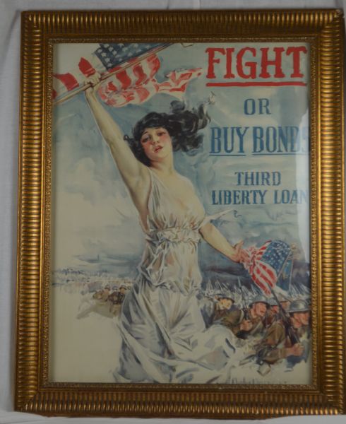 Third Liberty Loan Vintage World War I Poster