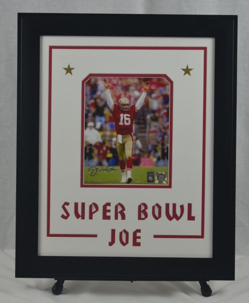 Joe Montana Autographed & Framed Photo