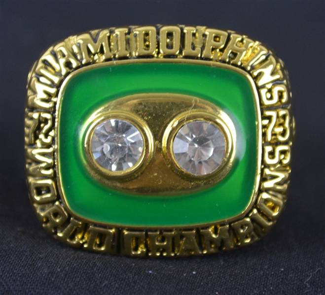 Larry Csonka 1972 Miami Dolphins Super Bowl VII Championship Replica Ring