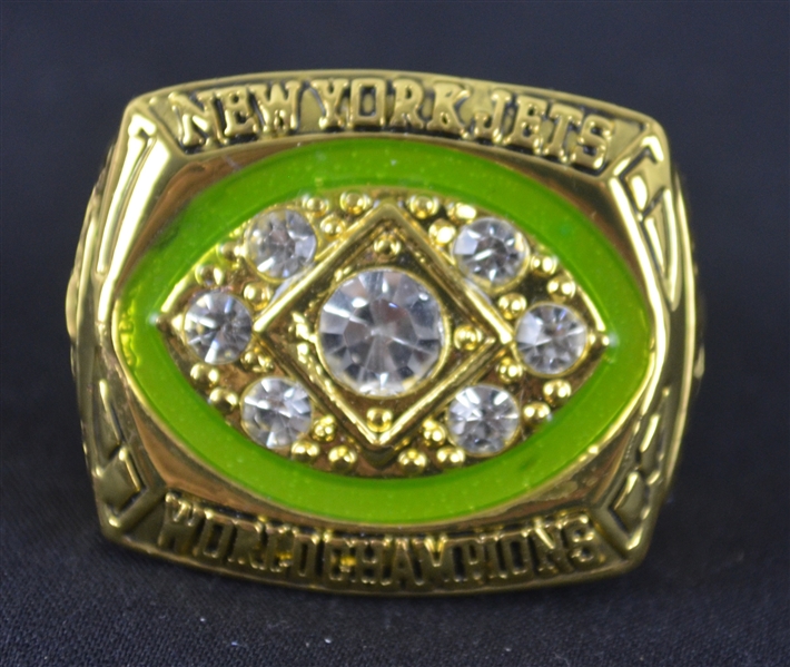 Joe Namath 1969 New York Jets Super Bowl III Championship Replica Ring