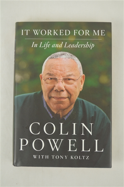 Colin Powell Autographed Book