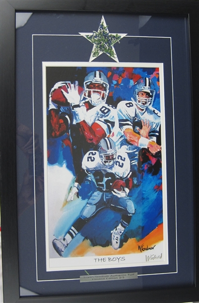 Dallas Cowboys "The Boys" Framed Display Limited Edition #2/3