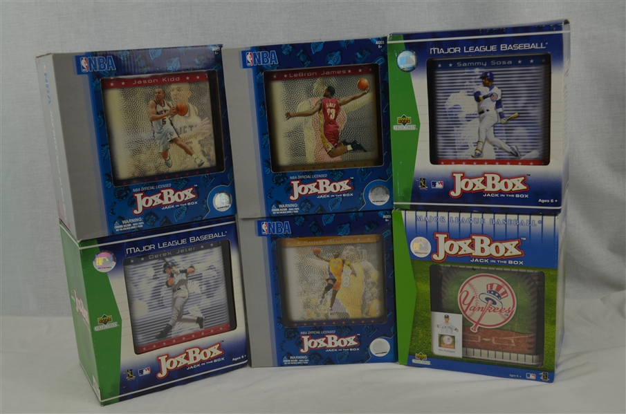 Collection of 6 Jox Box w/Original Boxes