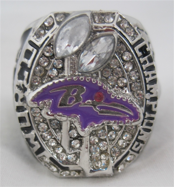 Joe Flacco Baltimore Ravens 2012 Super Bowl XLVII Replica Ring 