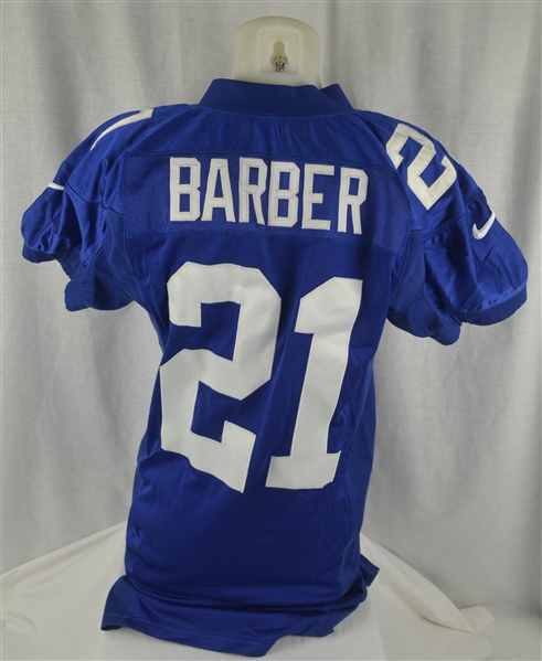 Tiki Barber 2000 New York Giants Professional Model Jersey w/Medium Use