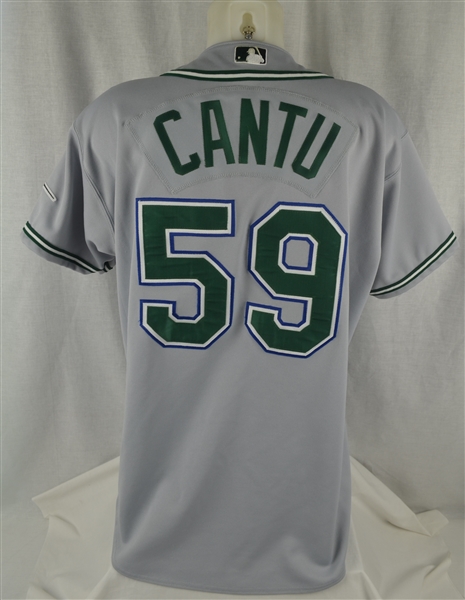 Jorge Cantu c. 2005-06 Tampa Bay Devil Rays Professional Model Jersey w/Light Use