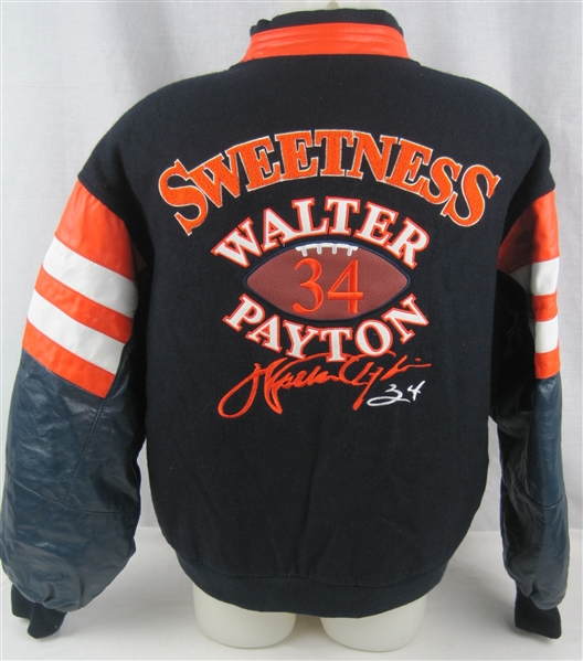 Walter Payton RARE Limited Edition Leather Jacket #4/3400