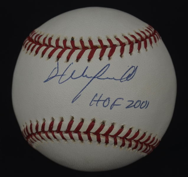 Dave Winfield Signed & Inscribed 2001 HOF Baseball