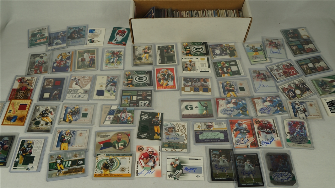 Green Bay Packers & Wisconsin Badgers Football Card Collection