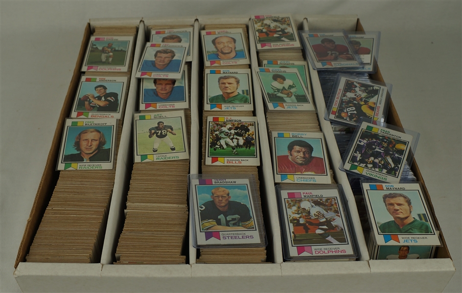 Vintage 1973 Topps Football Card Collection