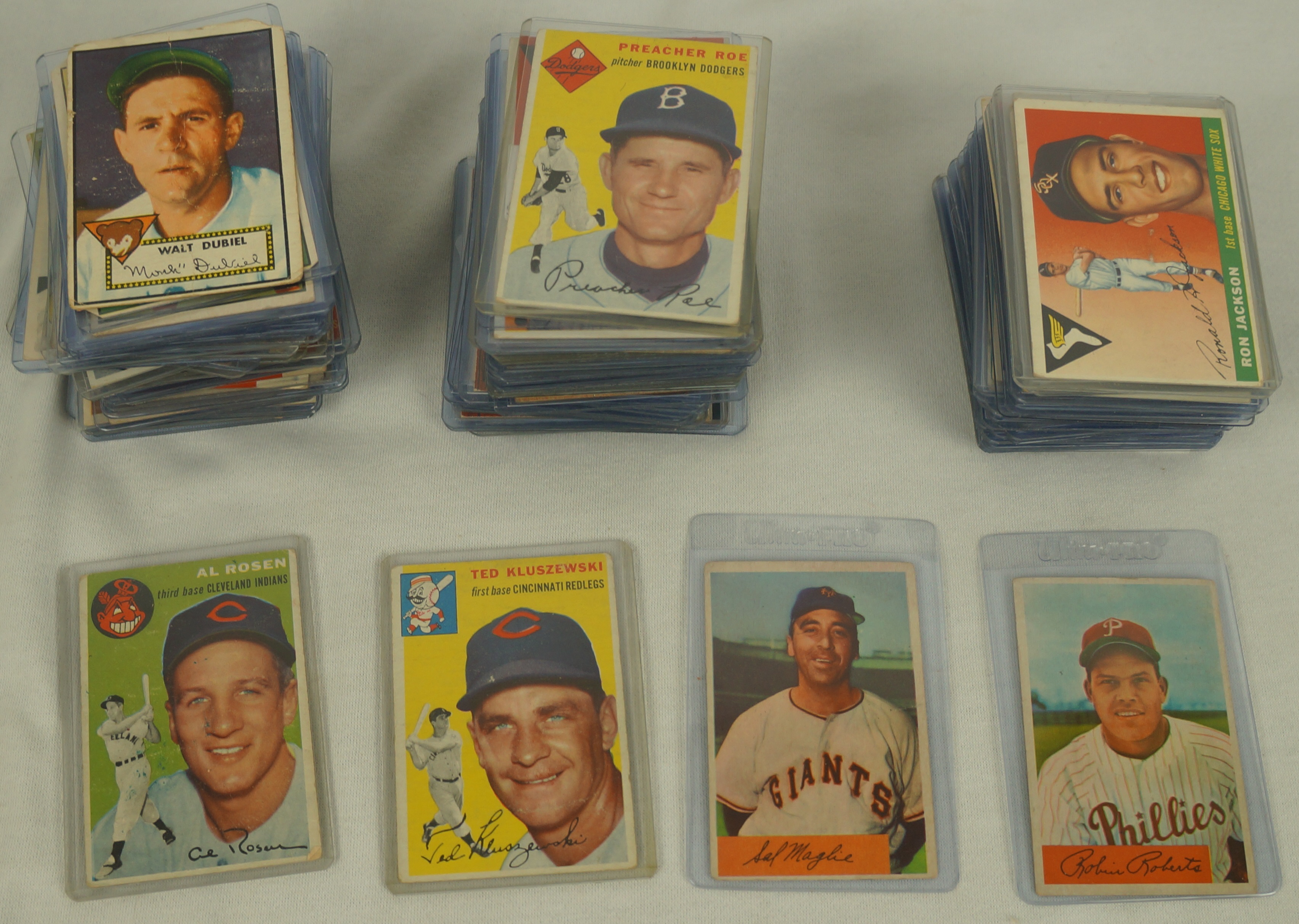 Lot Detail - Vintage Collection Of 1953-1956 Topps & Bowman Baseball Cards