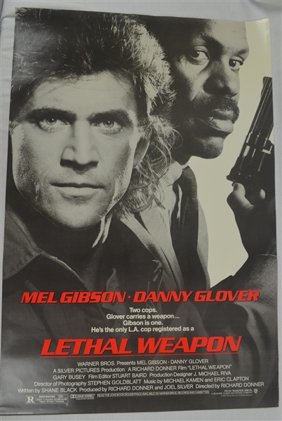 "Lethal Weapon" 1987 Original Movie Poster 