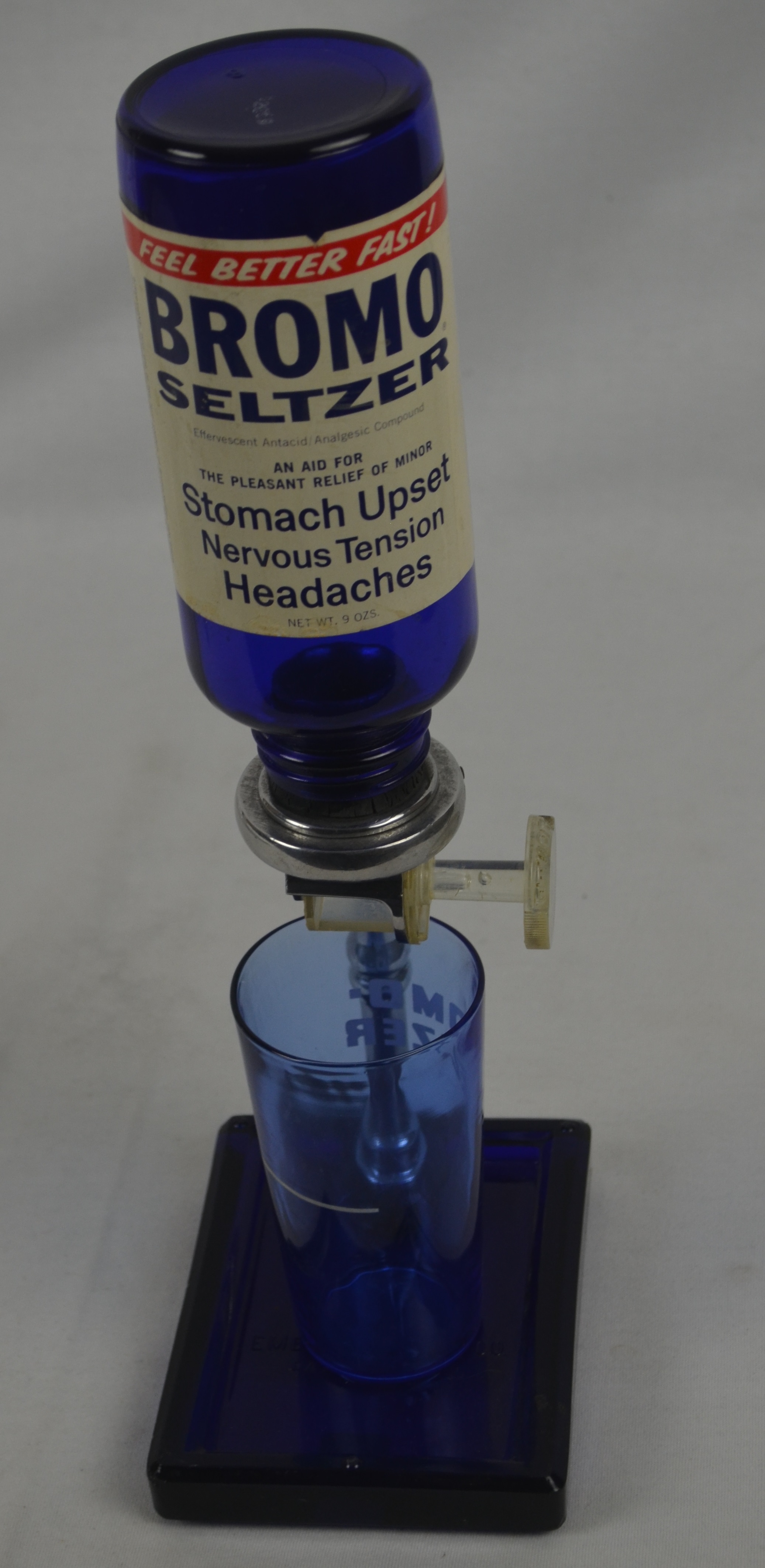 Lot Detail Antique 1920's Cobalt Blue Glass Bromo Seltzer Dispenser Emerson Drug Medicine Bottles