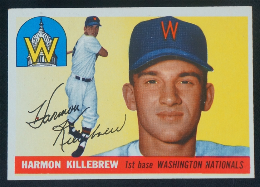 Harmon Killebrew 1955 Topps Rookie Card PSA 5 EX