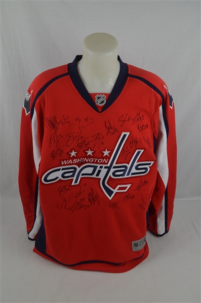 Washington Capitals 2008-09 Team Signed Jersey