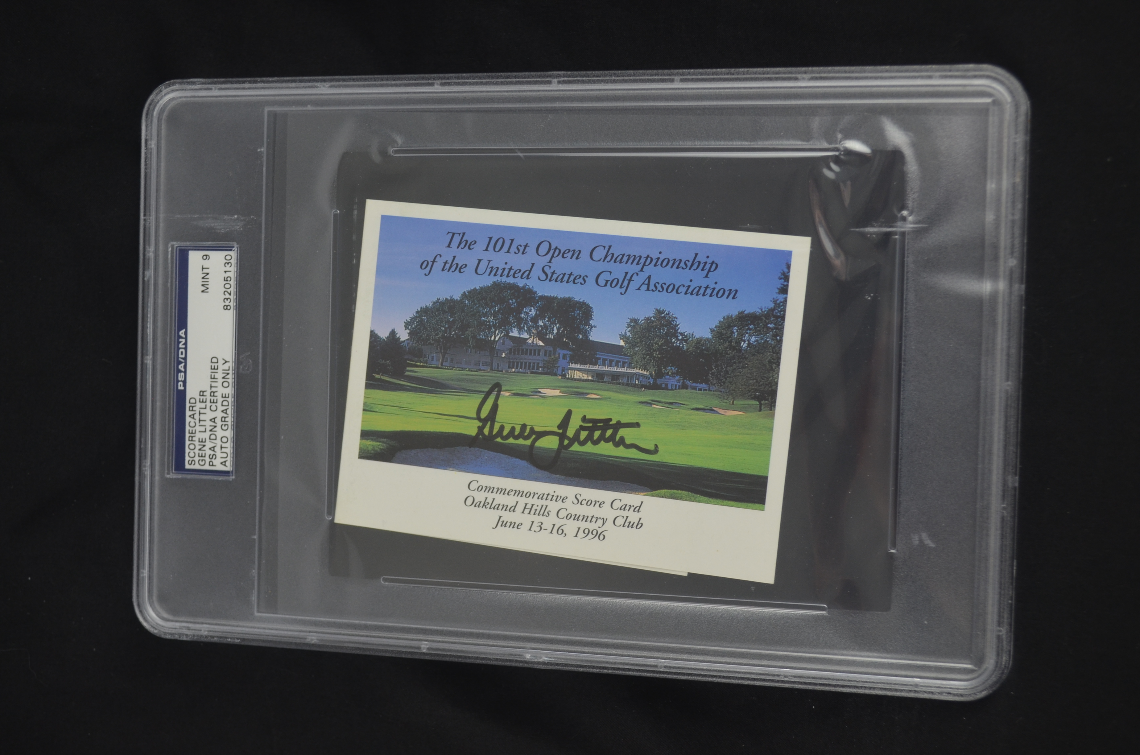 Lot Detail Gene Littler Autographed Oakland Hills Country Club