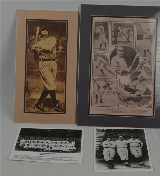 Babe Ruth 1920s Newspaper Periodicals & Photos