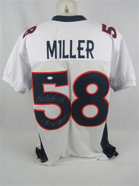 Von Miller 2016 Denver Broncos Super Bowl 50 MVP Autographed Jersey