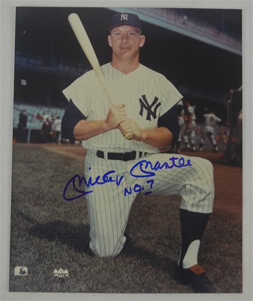 Mickey Mantle No. 7 Autographed 8x10 Photo