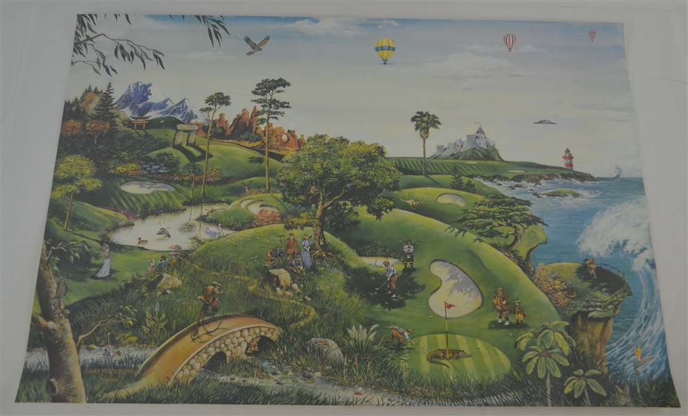 Gary Patterson Limited Edition Signed Golf Lithograph