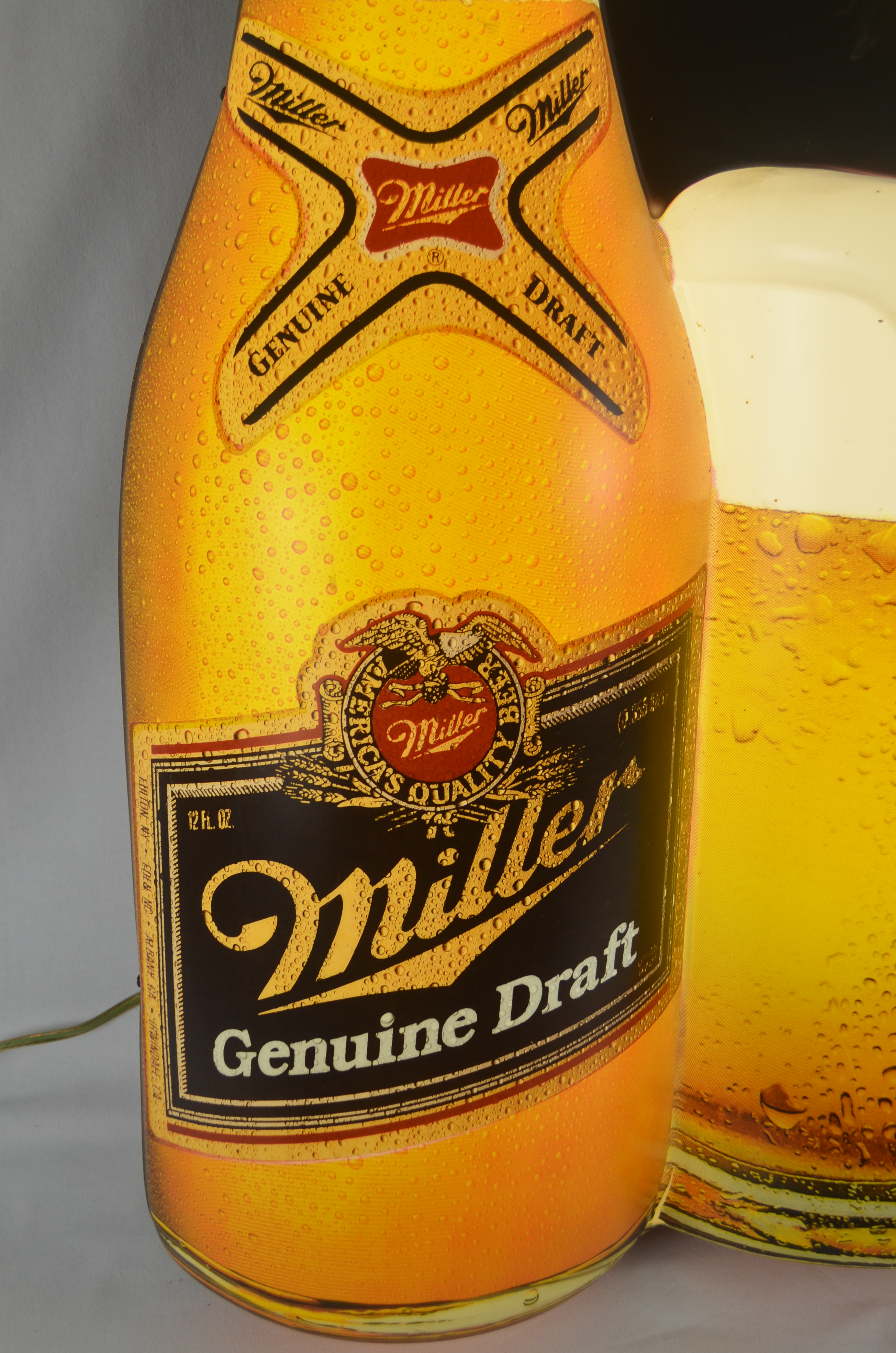 Lot Detail - Vintage Miller Beer Neon Sign