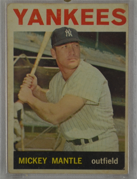 Mickey Mantle 1964 Topps #50 Baseball Card 