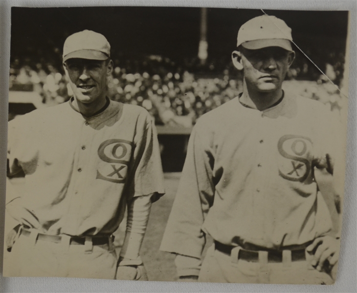 Chick Gandil & Swede Risberg Original 1921 Chicago White Sox Photograph