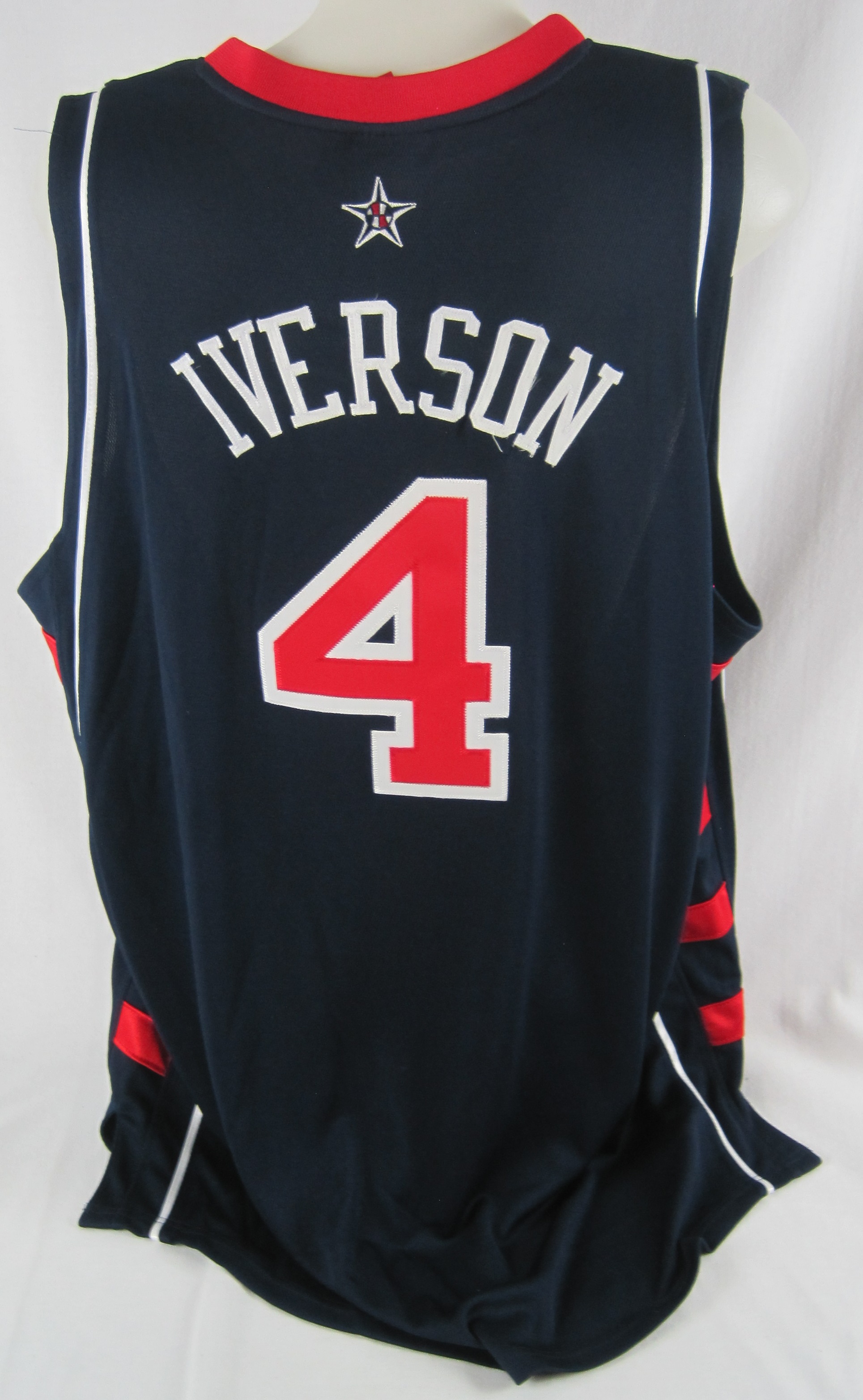 Lot Detail - Allen Iverson Team USA Basketball Jersey