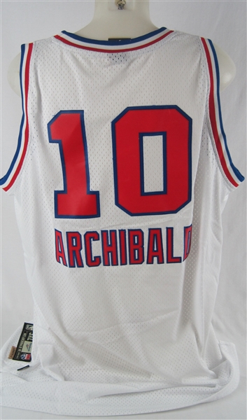 Nate Archibald Autographed Sacramento Kings TBC Jersey