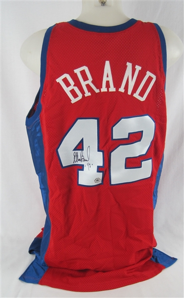 Elton Brand 2002-03 Los Angeles Clippers Autographed Jersey w/Light Use