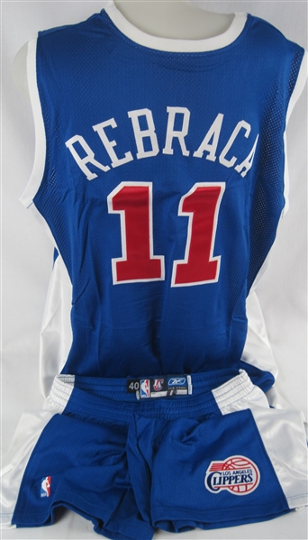 Zeljko Rebraca 2005-06 LA Clippers Professional Model Uniform w/Medium Use 