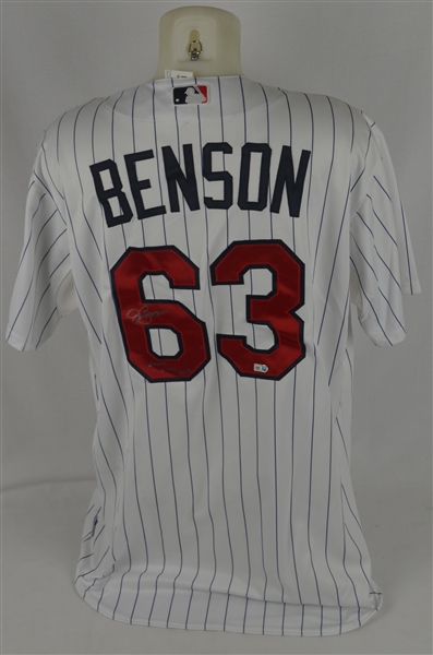 Joe Benson Lot of 2 Minnesota Twins Professional Model Jerseys w/Medium Use