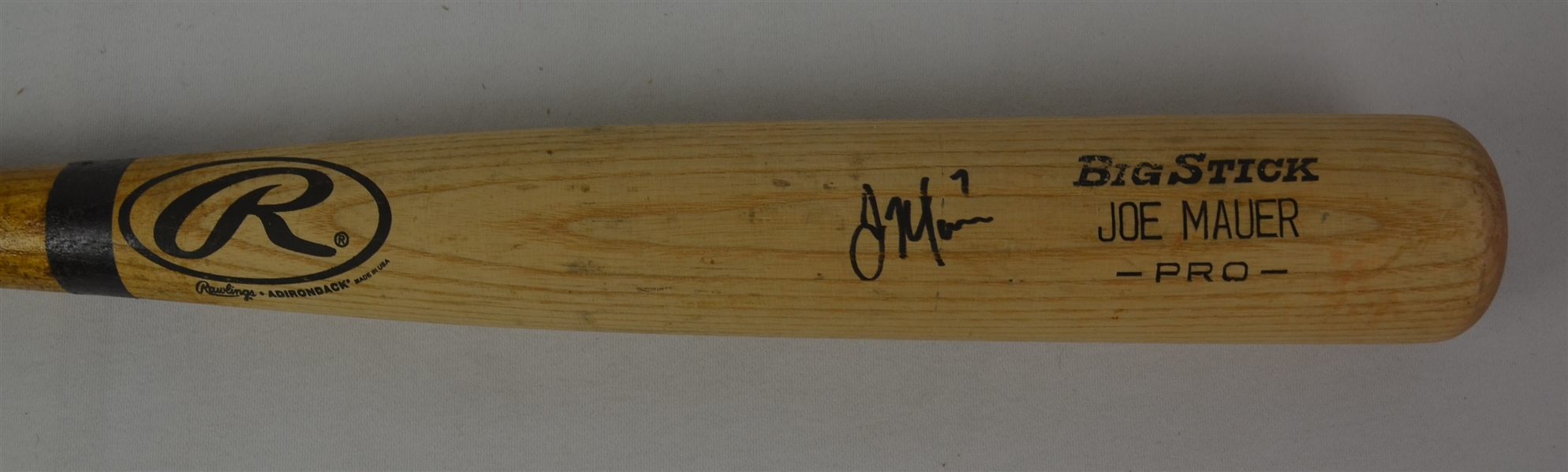 Joe Mauer 2007 Minnesota Twins Professional Model Bat w/Heavy Use