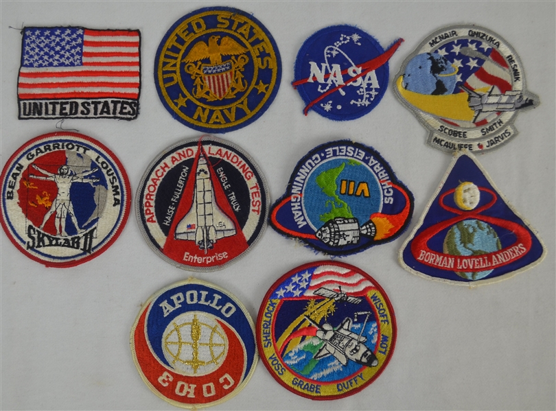Vintage U.S.A. Astronaut Patch Collection