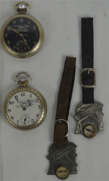 Vintage 1927 Lindbergh Pocket Watches & Fobs