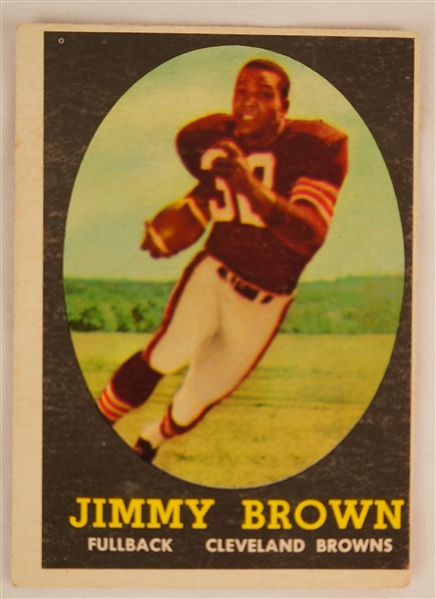 Vintage 1958 Topps Football Card Collection w/Jim Brown Rookie