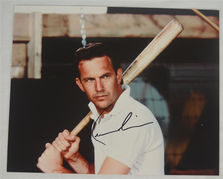 Kevin Costner Autographed 8x10 Field of Dreams Photo