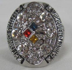 Ben Roethlisberger 2008 Pittsburgh Steelers Super Bowl XLIII Replica Championship Ring