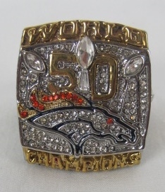 Von Miller 2015 Denver Broncos Super Bowl 50 Replica Championship Ring