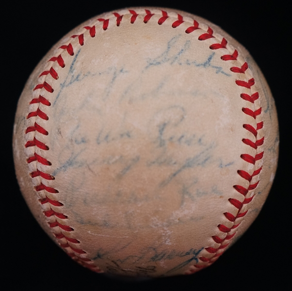 Brooklyn Dodgers 1948 Team Signed Baseball w/Jackie Robinson