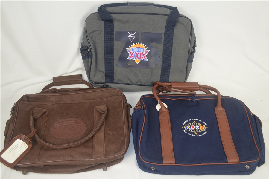 Super Bowl Lot of 3 Collector Bags