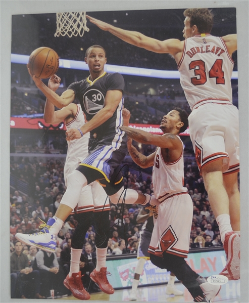 Steph Curry Golden State Warriors Autographed 11x14 Photo