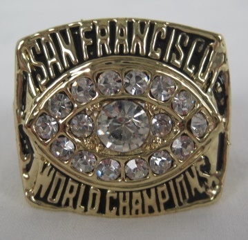 Joe Montana 1982 SF 49ers Super Bowl XVI Replica Championship Ring 