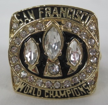 Joe Montana 1988 SF 49ers Super Bowl XXIII Replica Championship Ring 