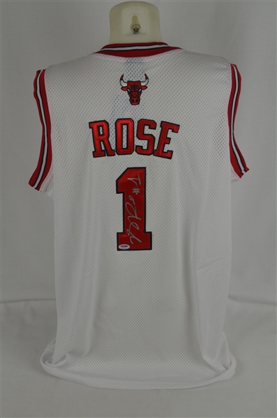 Derrick Rose Chicago Bulls Autographed Jersey