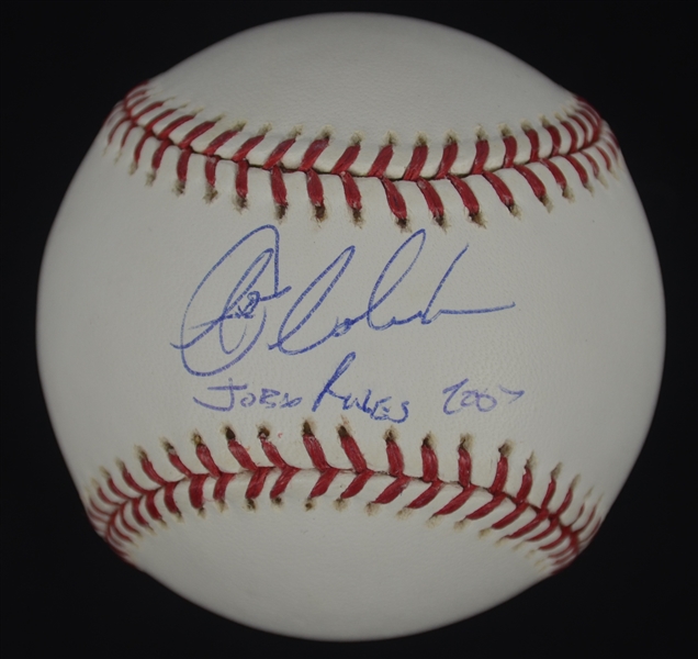 Joba Chamberlain Autographed & Inscribed Baseball 